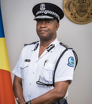 Ted Barbde Commissioner of Police Seychelles