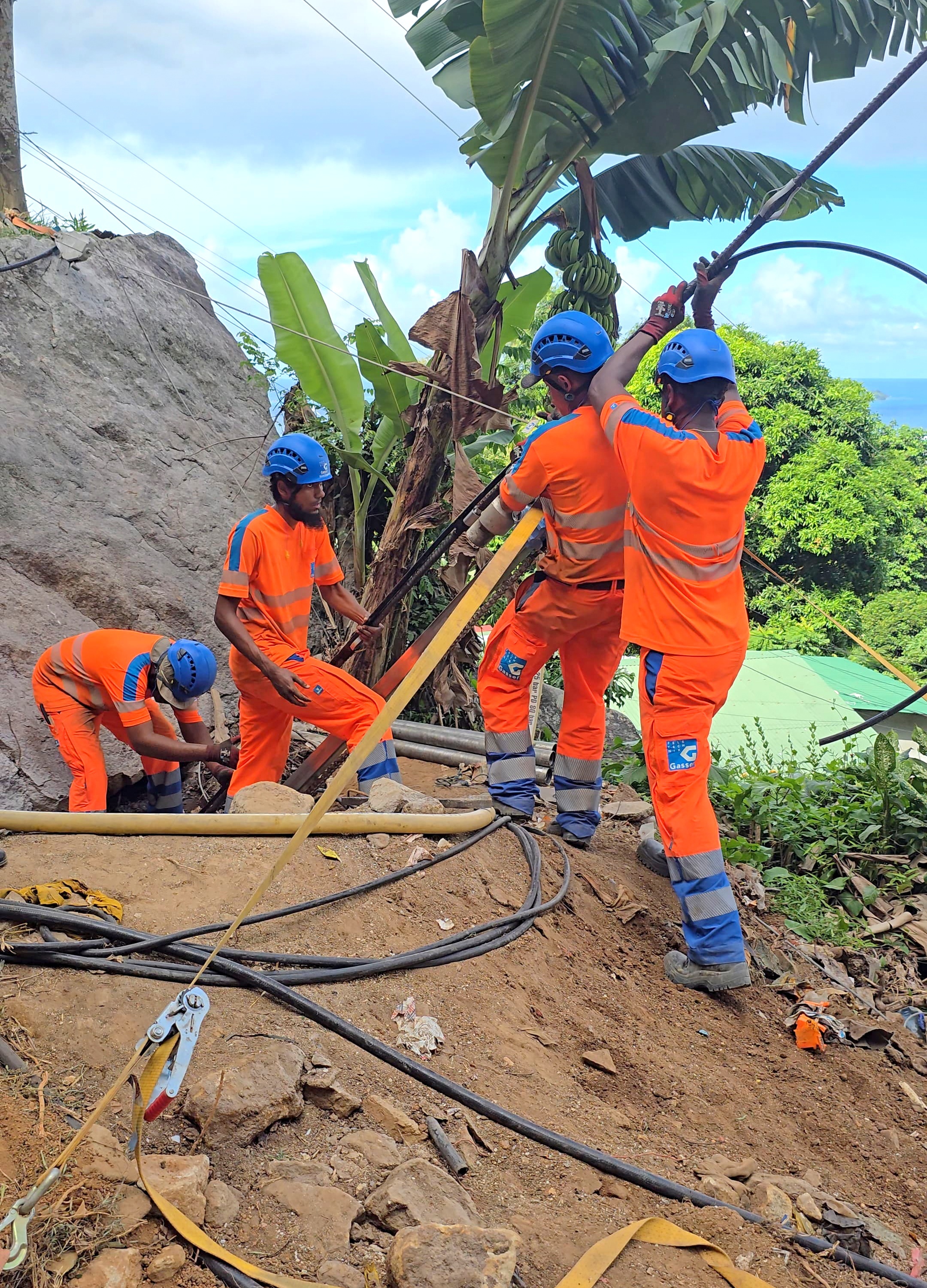 Minister of Internal Affairs Visits Ongoing St. Louis Stabilisation Project