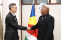 US Chargé d’Affaires Pays Courtesy Call on Minister Camille